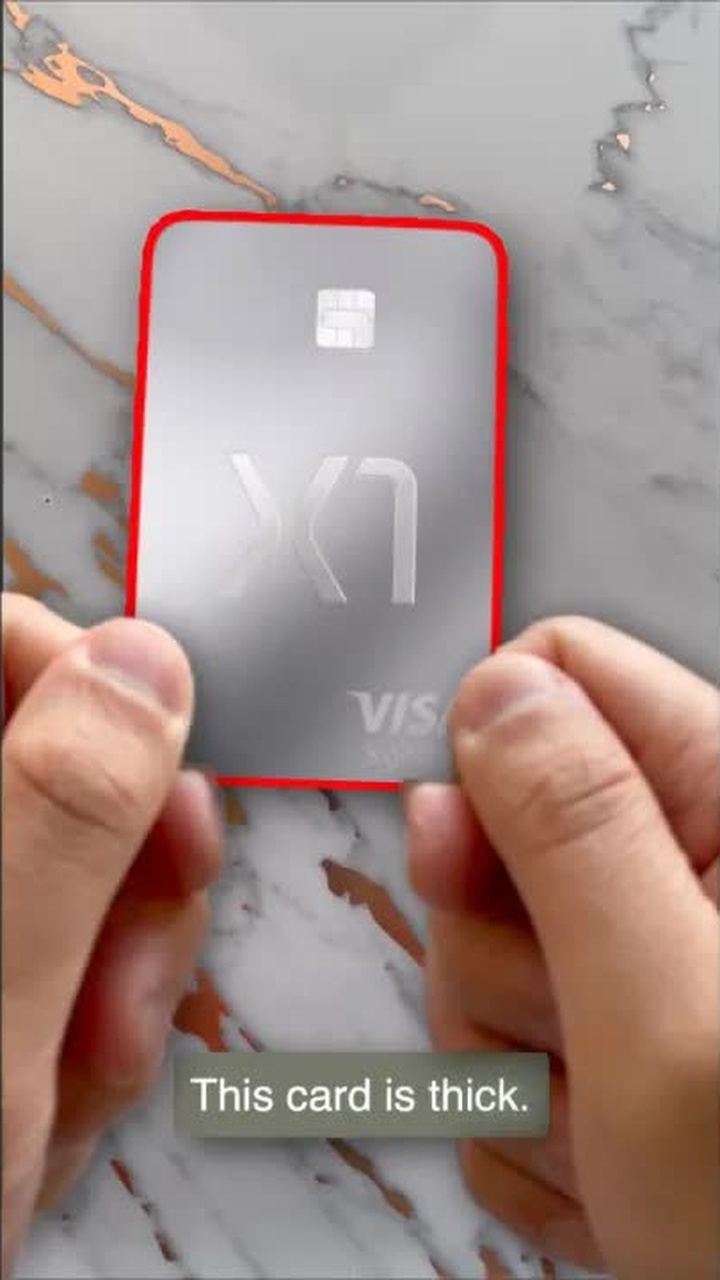 X1 card unboxing: metal credit card review