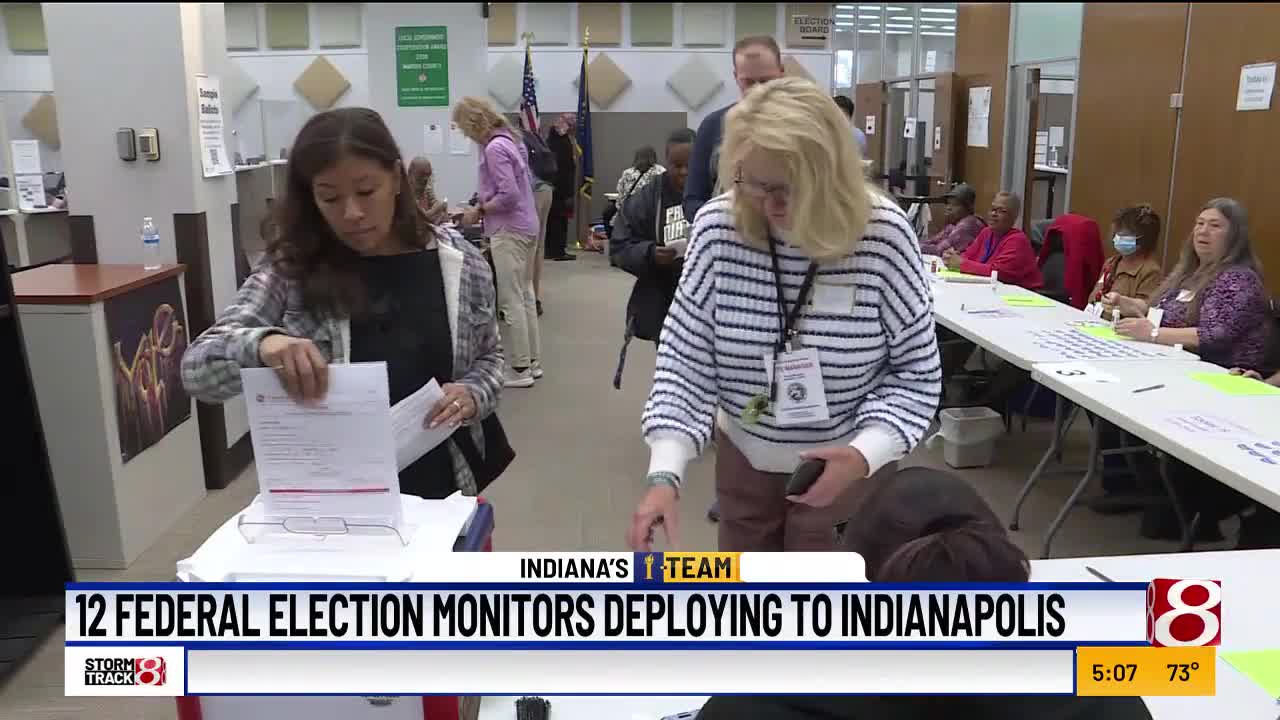 New details on election monitors coming to Indianapolis