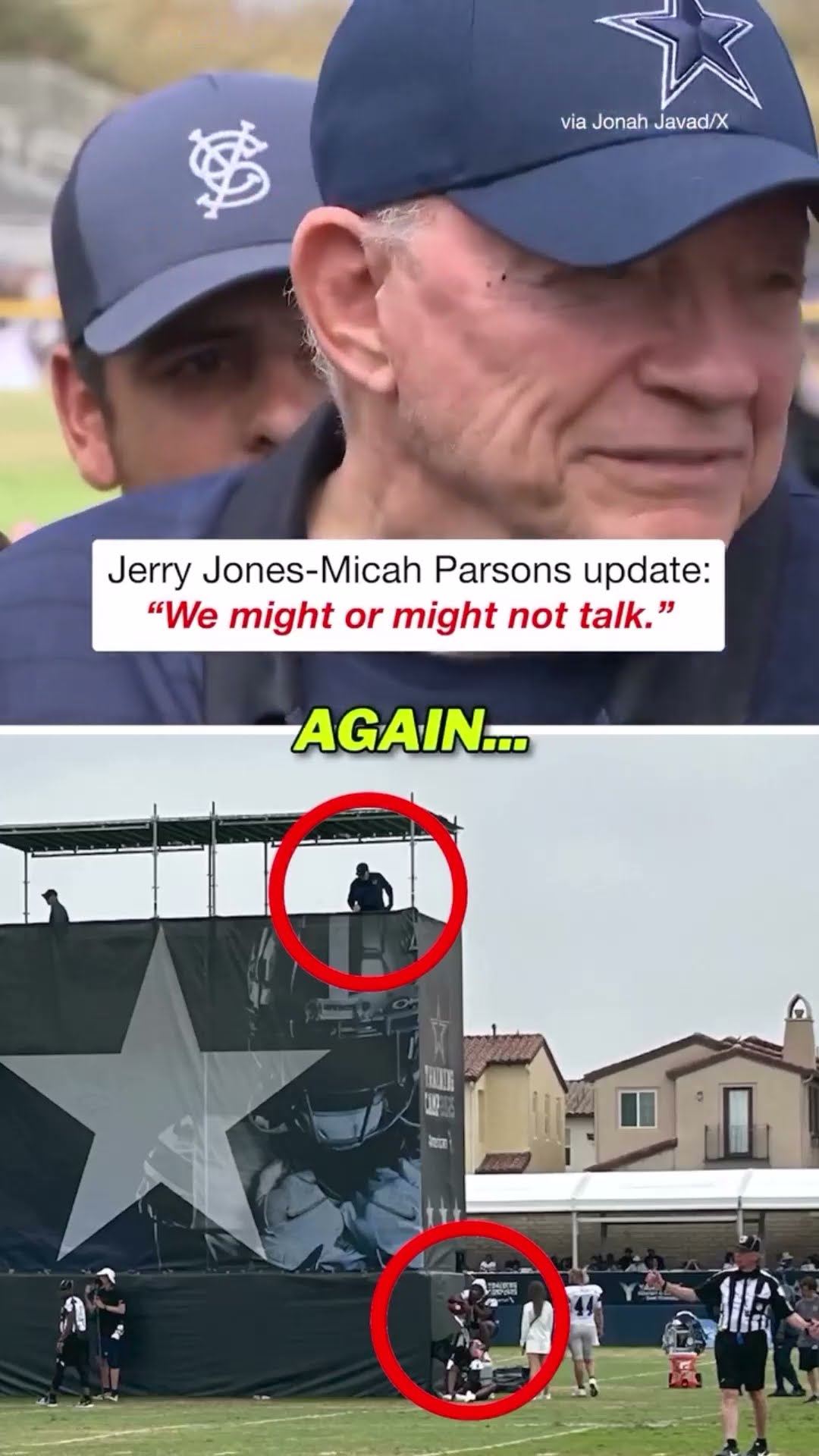 Jerry Jones on Micah Parsons contract negotiations