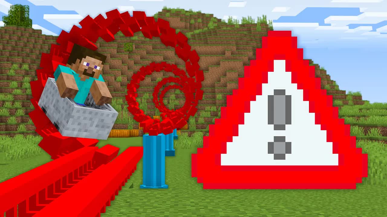 25 Minecraft roller coaster ideas