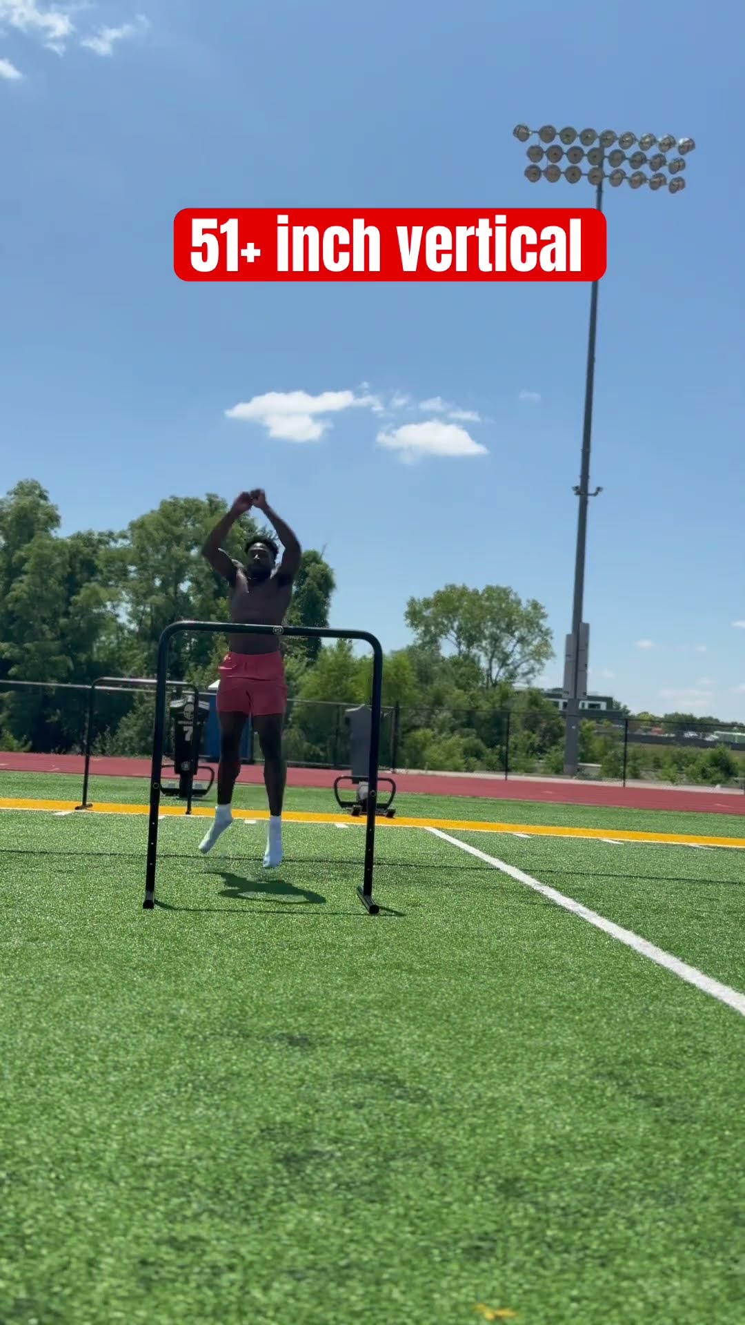 Incredible 51+ inch vertical jump