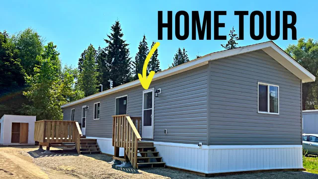 Inside my brand new manufactured home