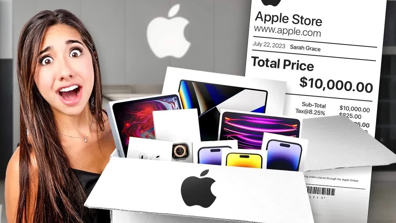 I bought every Apple product in the Apple Store