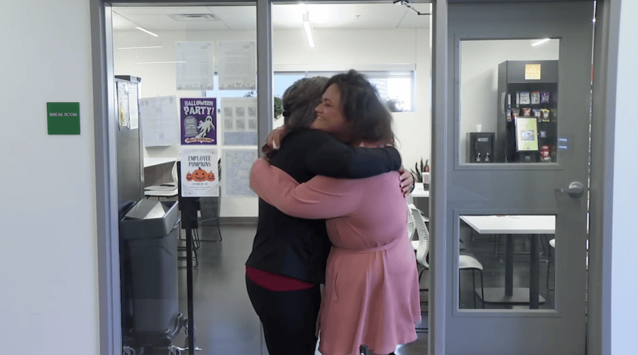 After two-year search, woman’s coworker turns out to be a match for ...