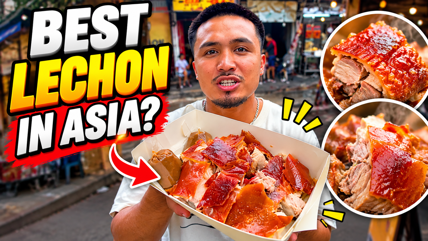 I tried the Philippines’ famous lechon 🇵🇭🐷 is it worth the hype? 🤤 #Shorts