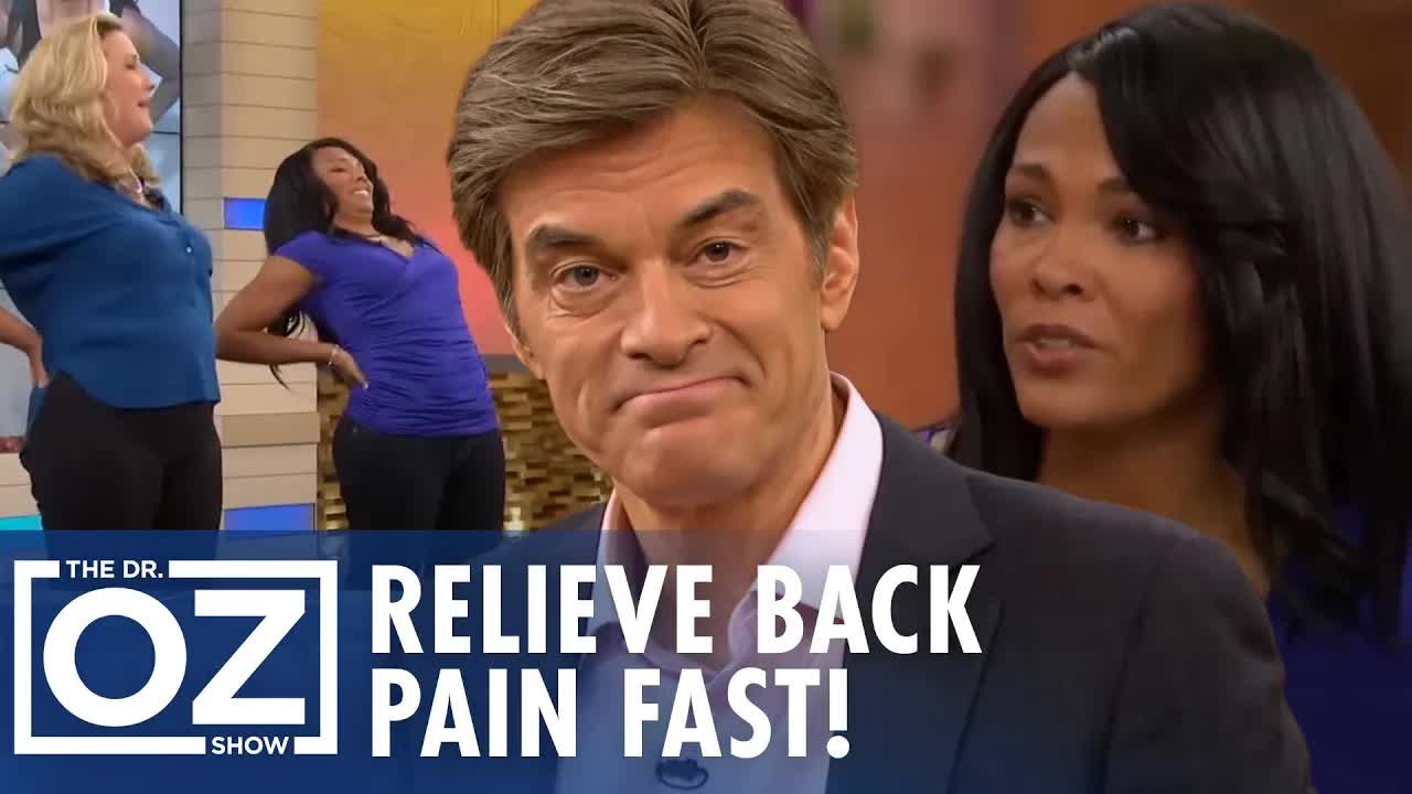 Back pain relief at home with simple tests and exercises | Oz Wellness