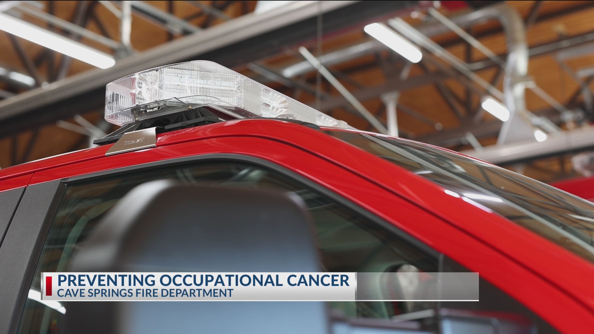 Preventing occupational cancer at Cave Springs Fire Department