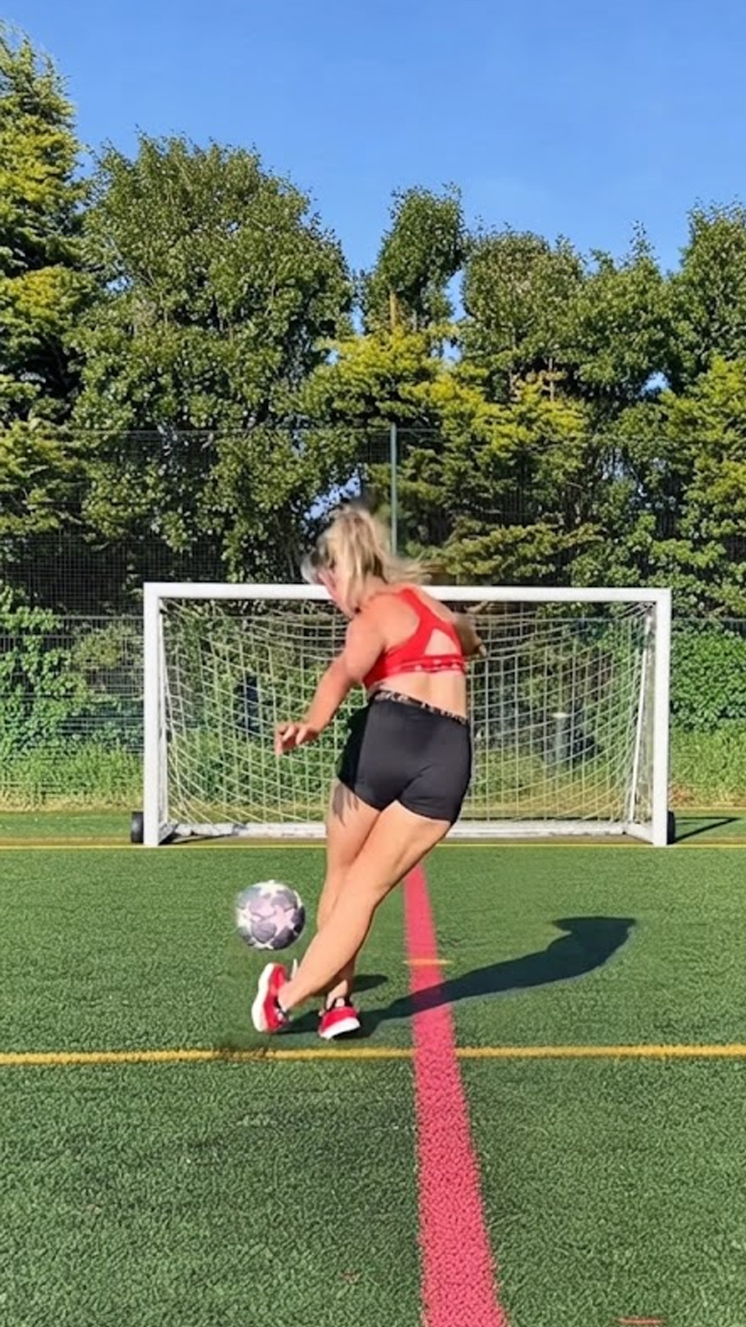 Football freestyle tricks and rabona challenge skills