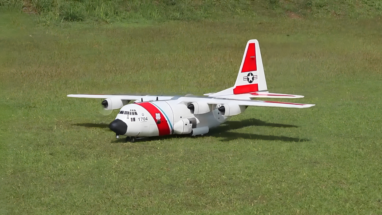 C-130 RC aircraft flight and stability