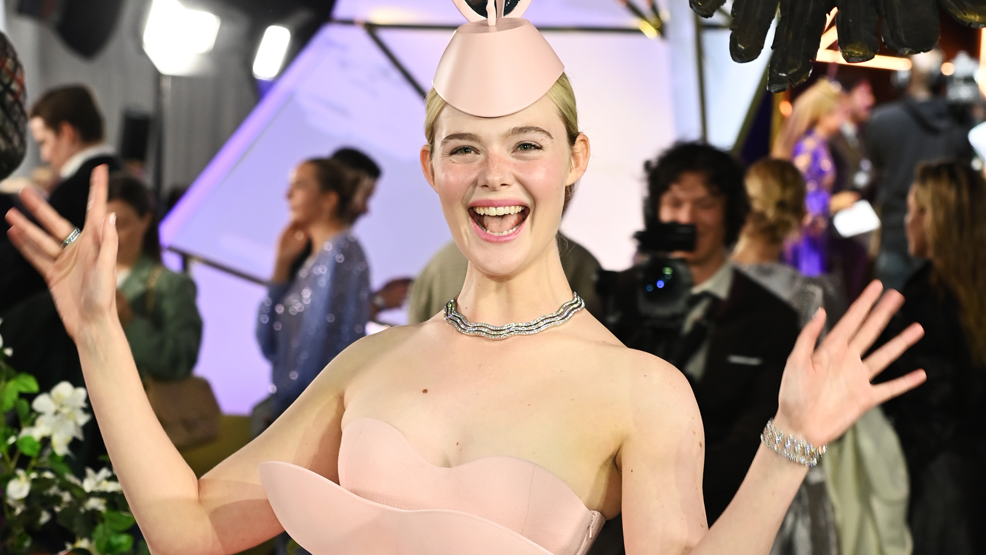 Elle Fanning's 'Sunrise on the Reaping' dress is balletcore-meets ...