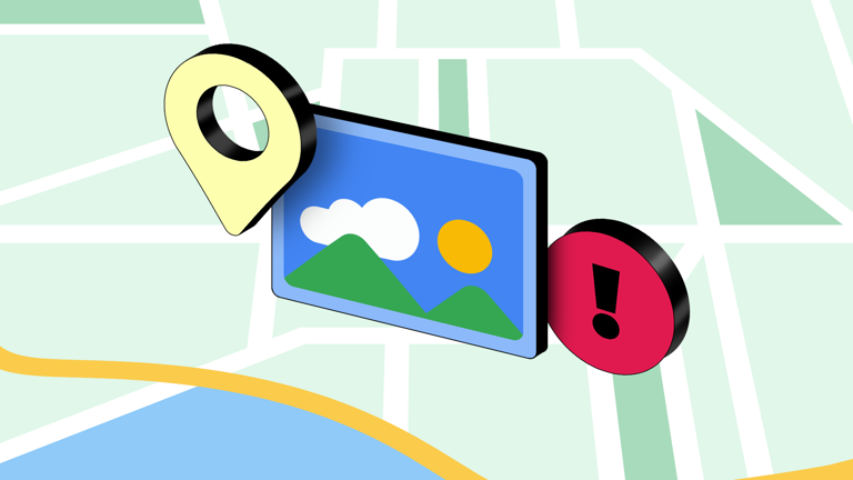 My photo's GPS coordinates survived the share button, even though ...