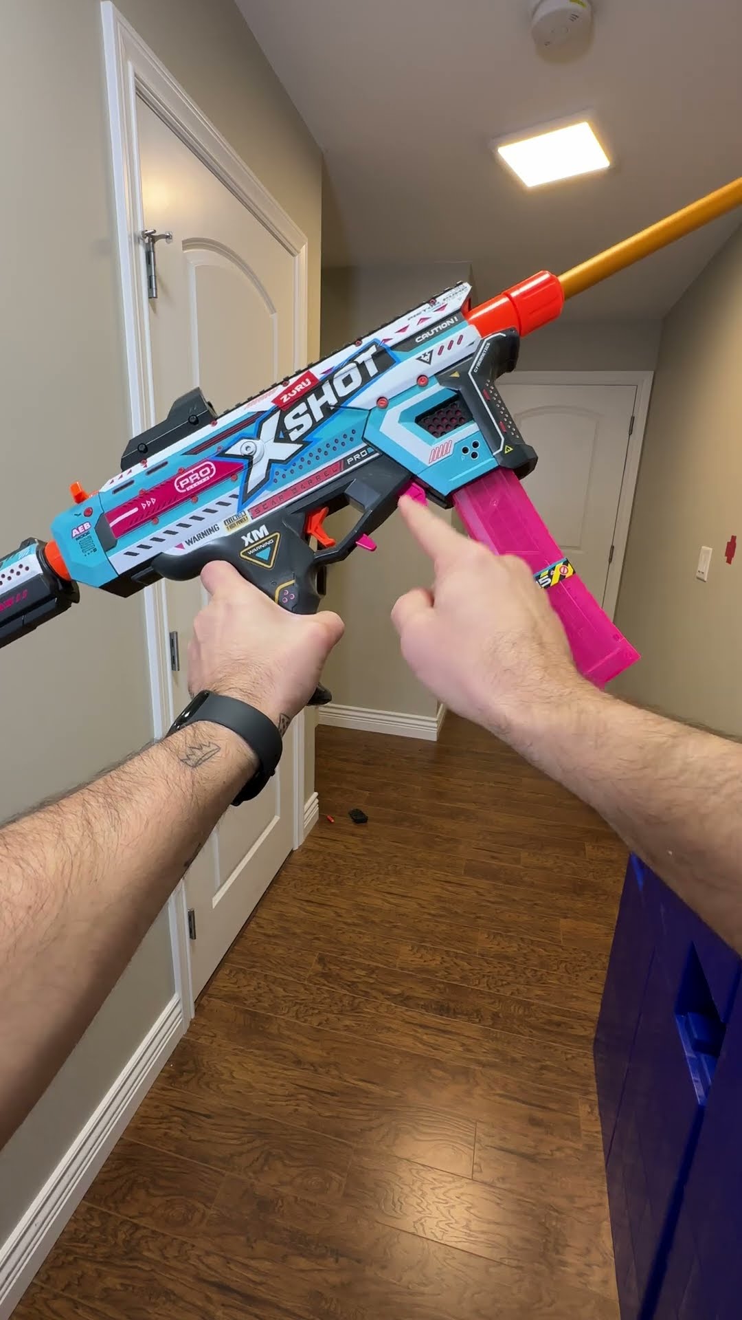 Epic X-Shot Pro POV: Rapid fire foam dart blaster test!