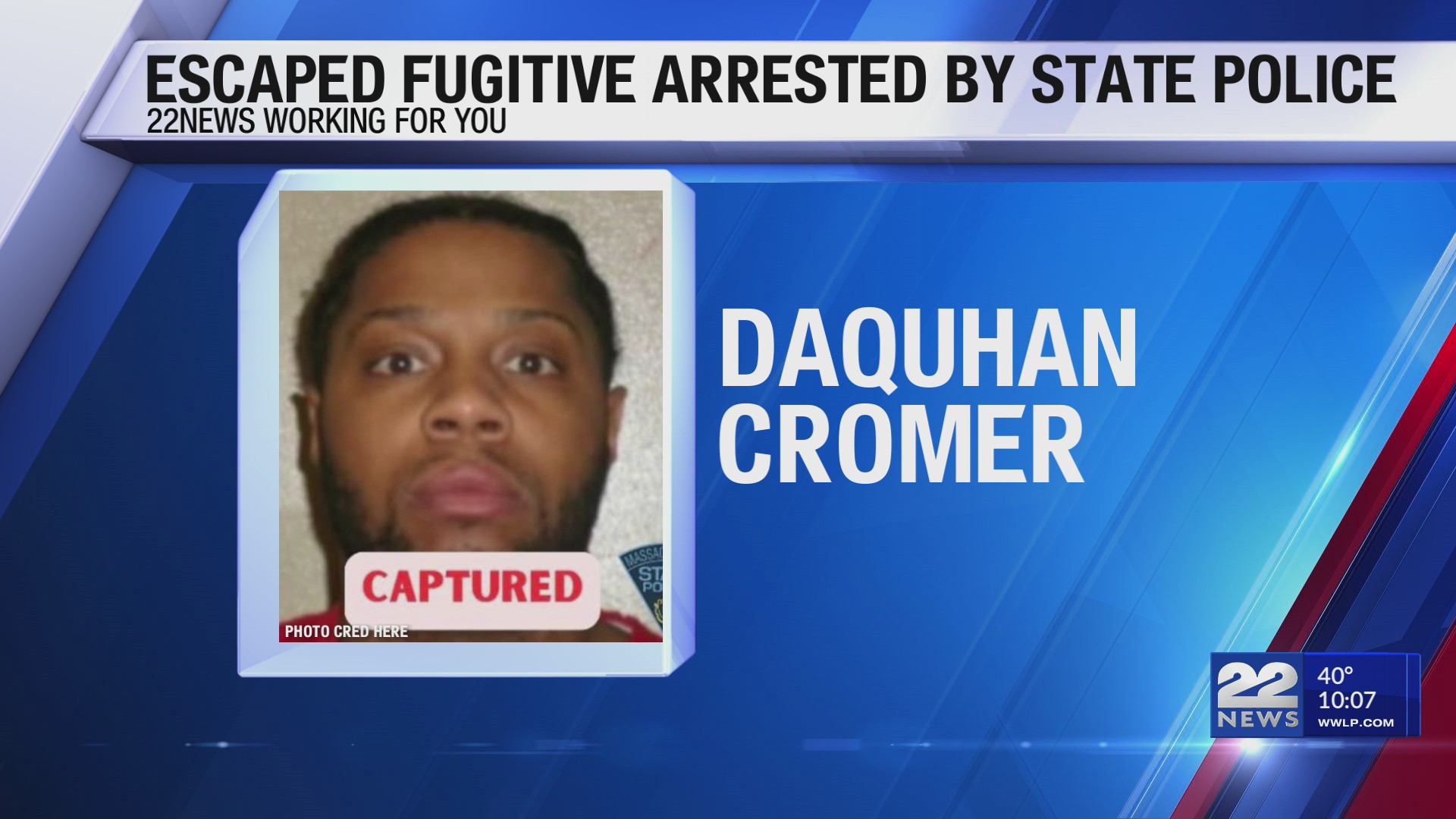 Massachusetts State Police arrest fugitive wanted in two states after ...