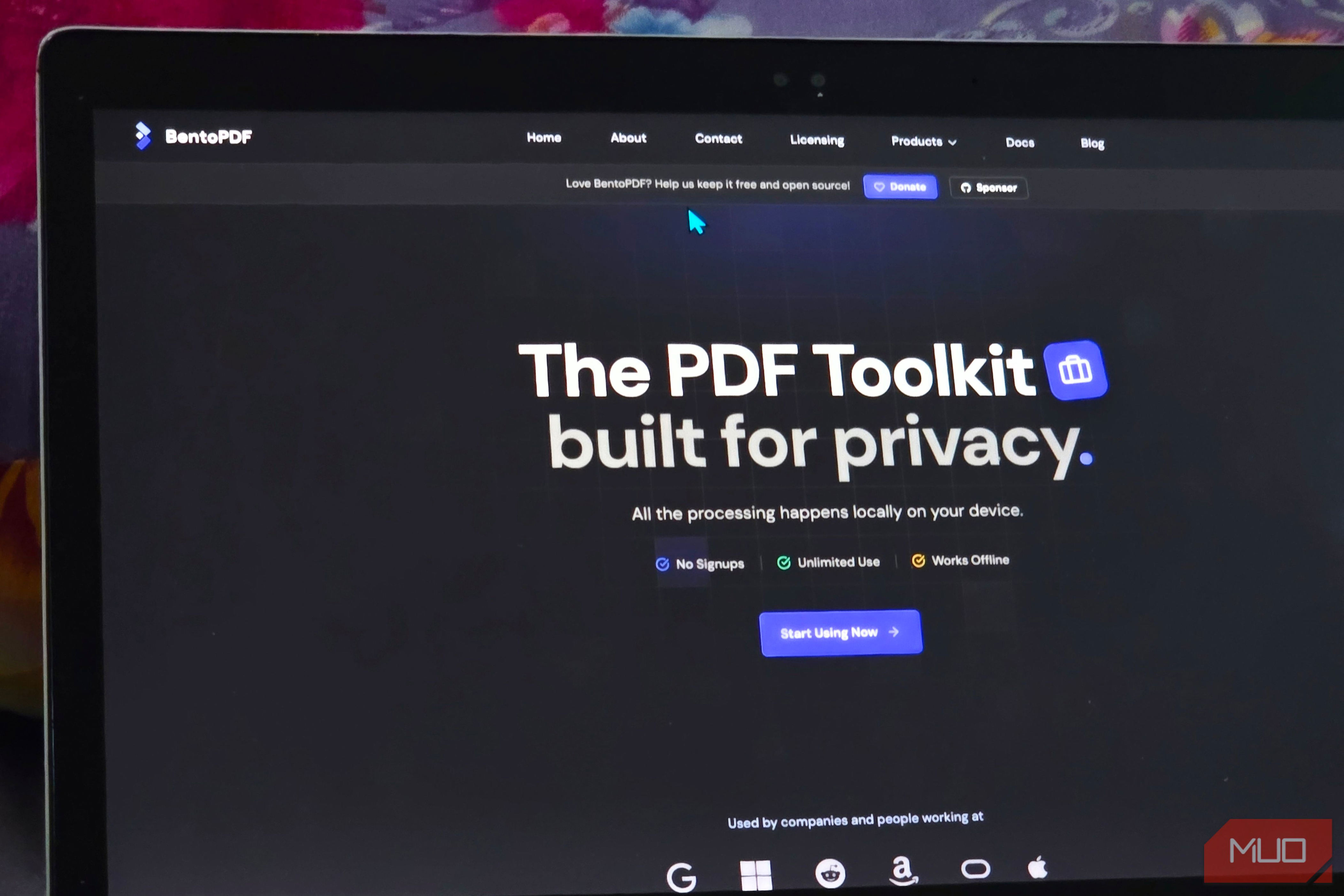 I do almost every annoying PDF job locally in my browser now