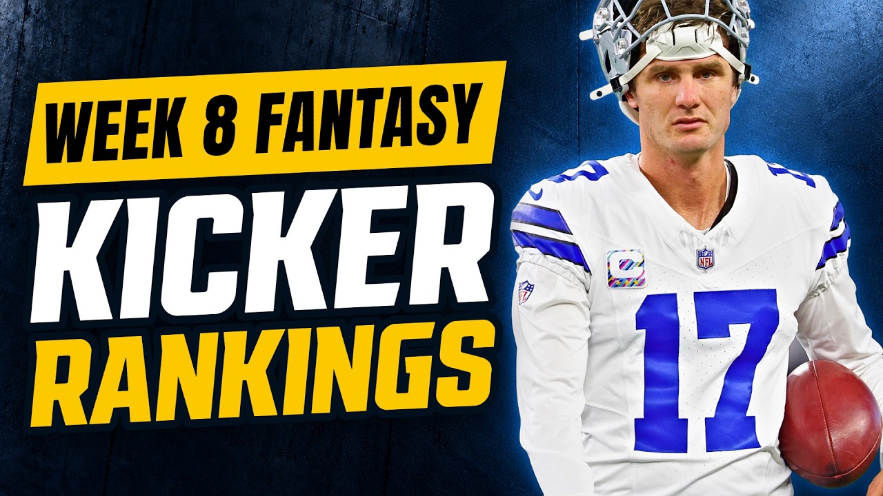 Week 8 fantasy football kicker rankings: Can Brandon Aubrey bounce back ...