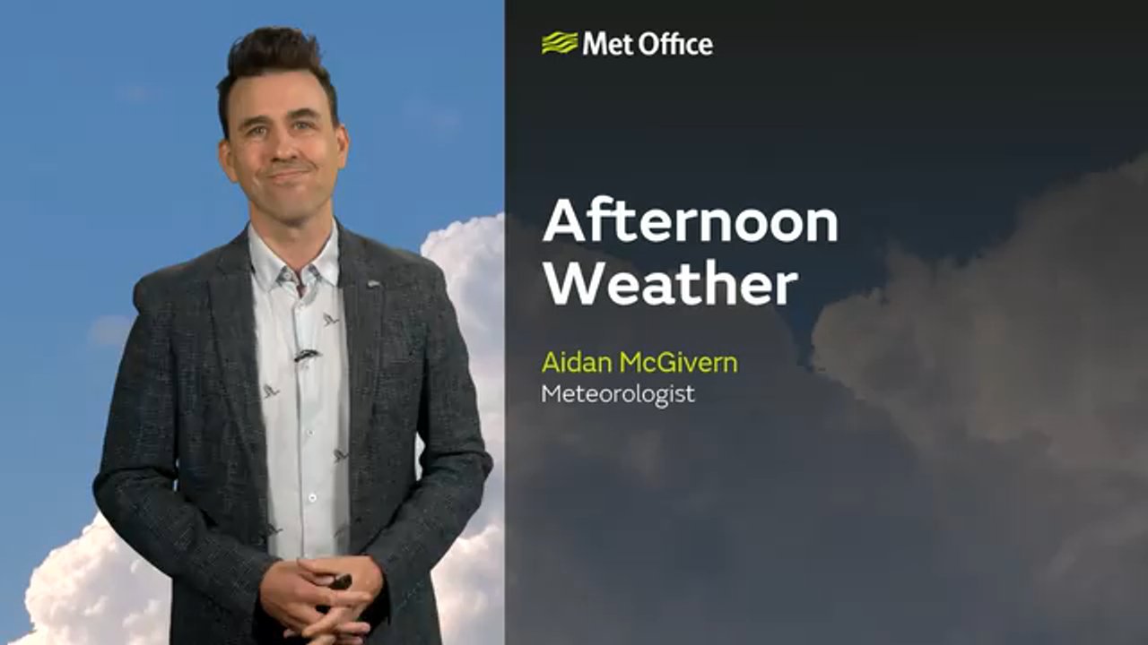 Met Office Tuesday afternoon weather forecast 02/06/2026