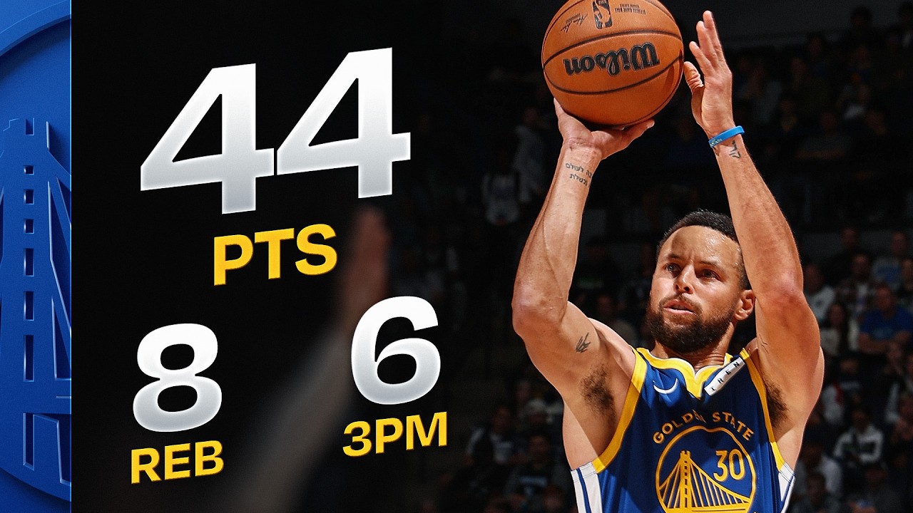 Stephen Curry prend feu face aux Wolves et arrache la victoire pour ...