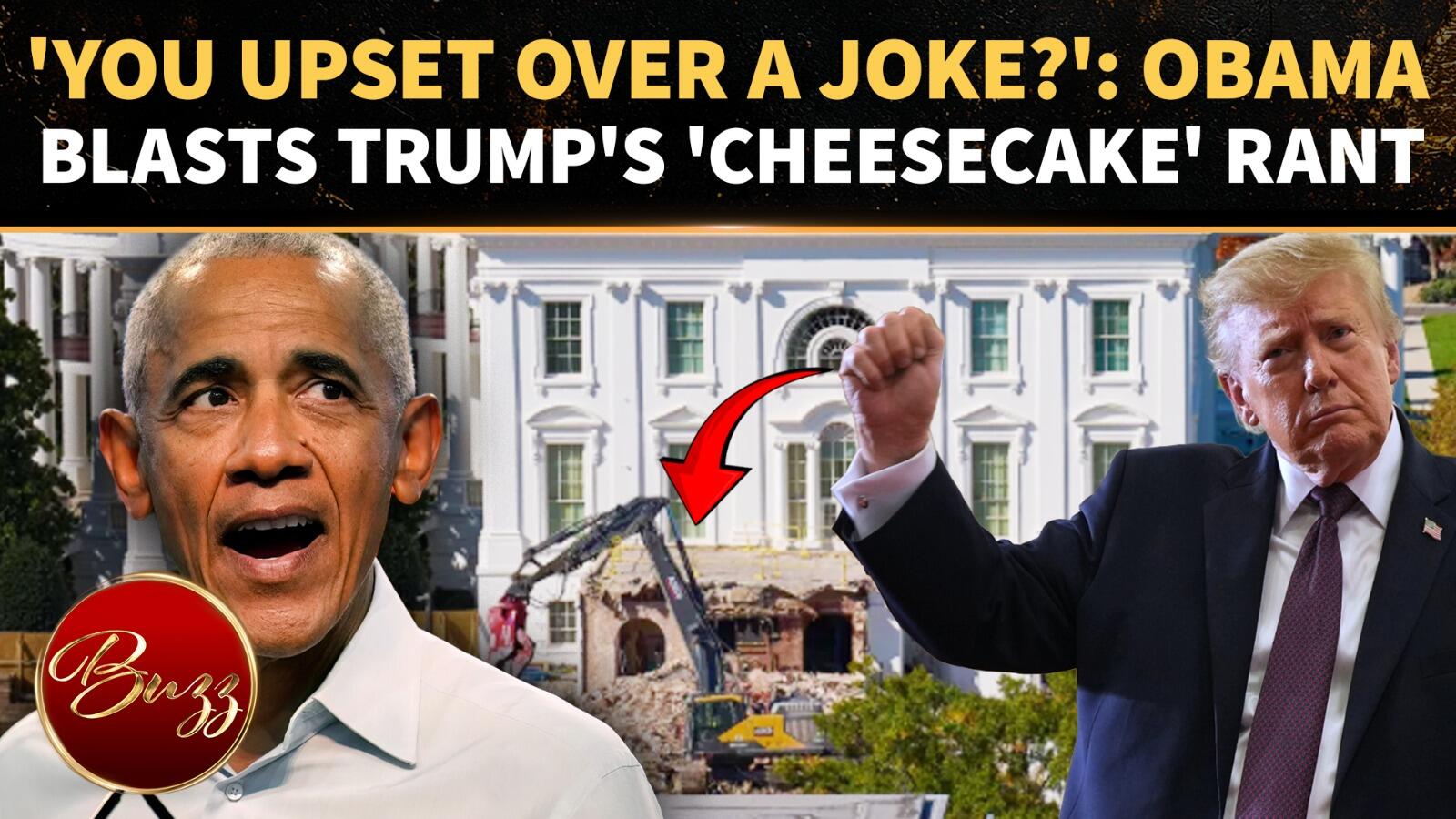 Obama roasts Trump over 'Cheesecake' factory meltdown, exposes White ...