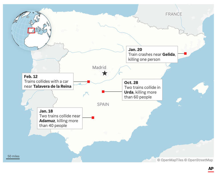 Spain reckons with second deadly train crash of the year ahead of ...
