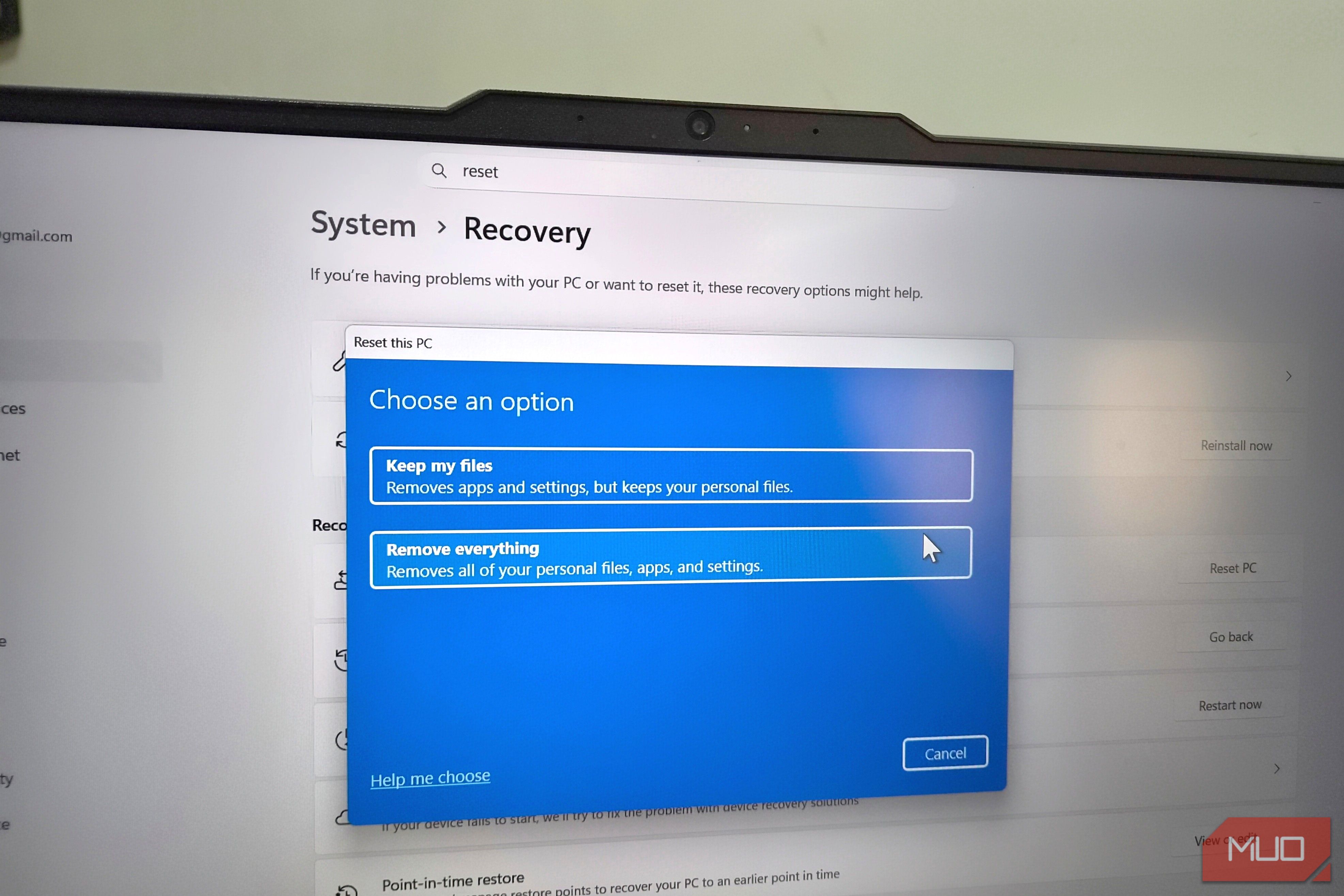 I learned what Windows “Reset this PC” actually keeps, and it’s not ...