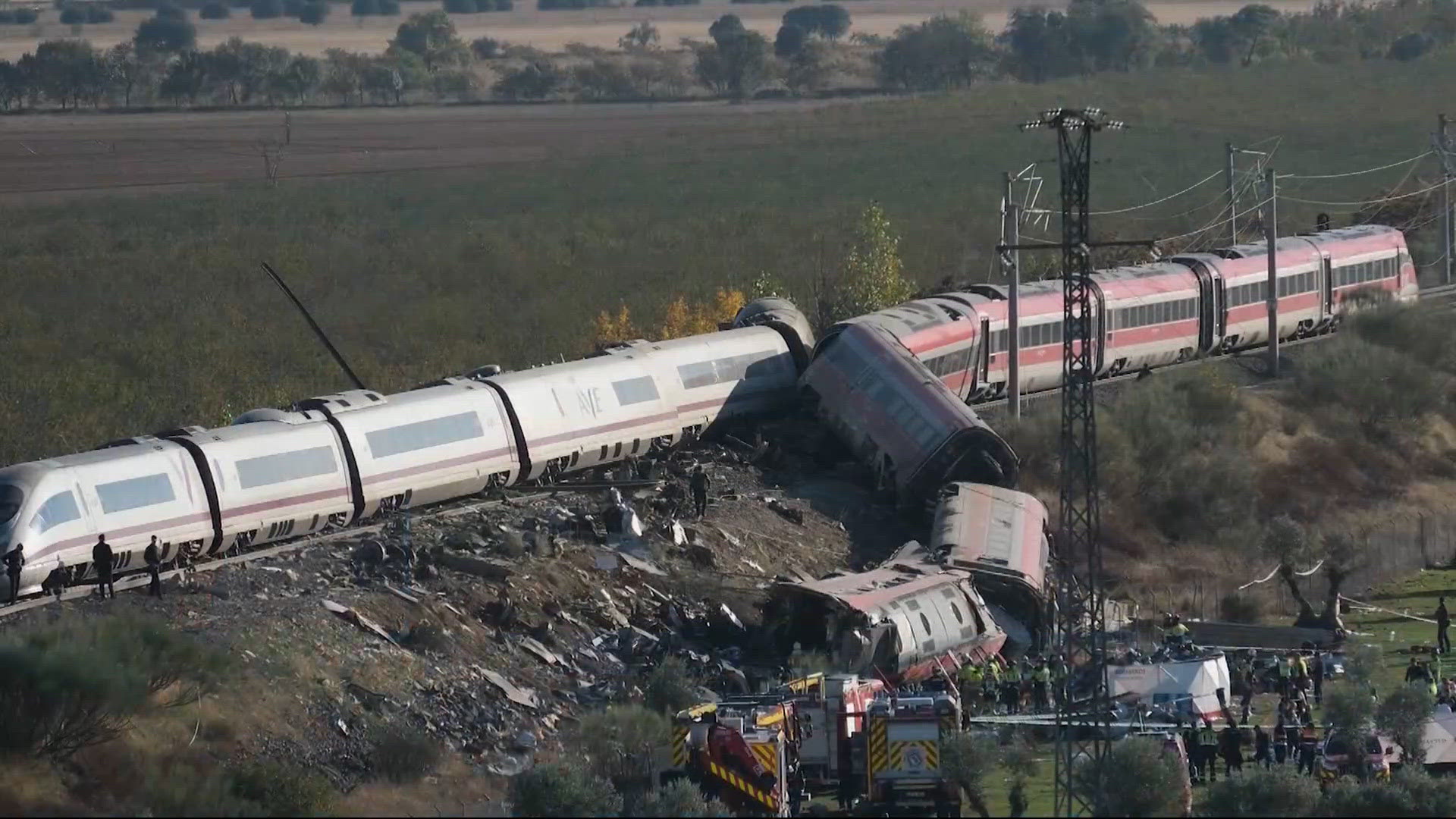At least 68 dead after two high-speed trains collide in Spain