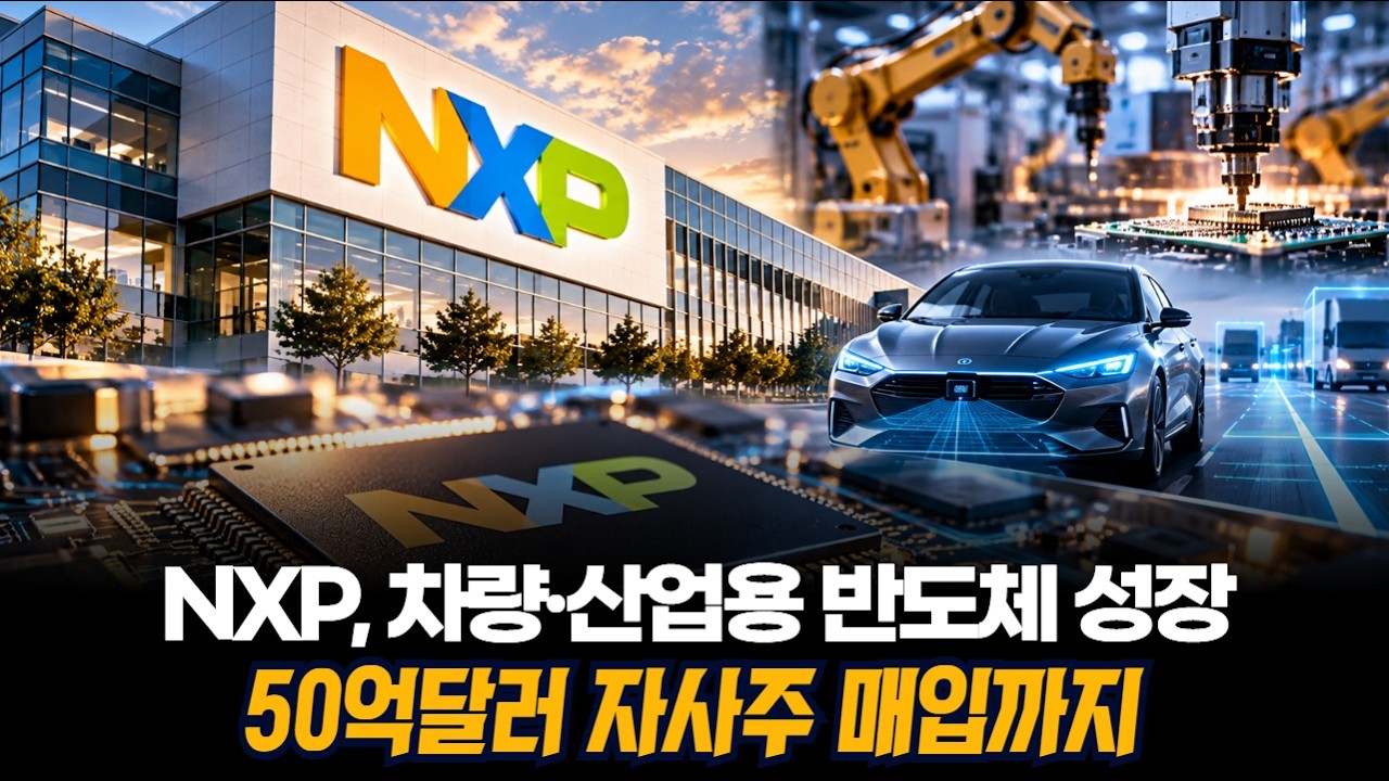 NXP, 차량·산업용 반도체 성장…50억달러 자사주 매입까지