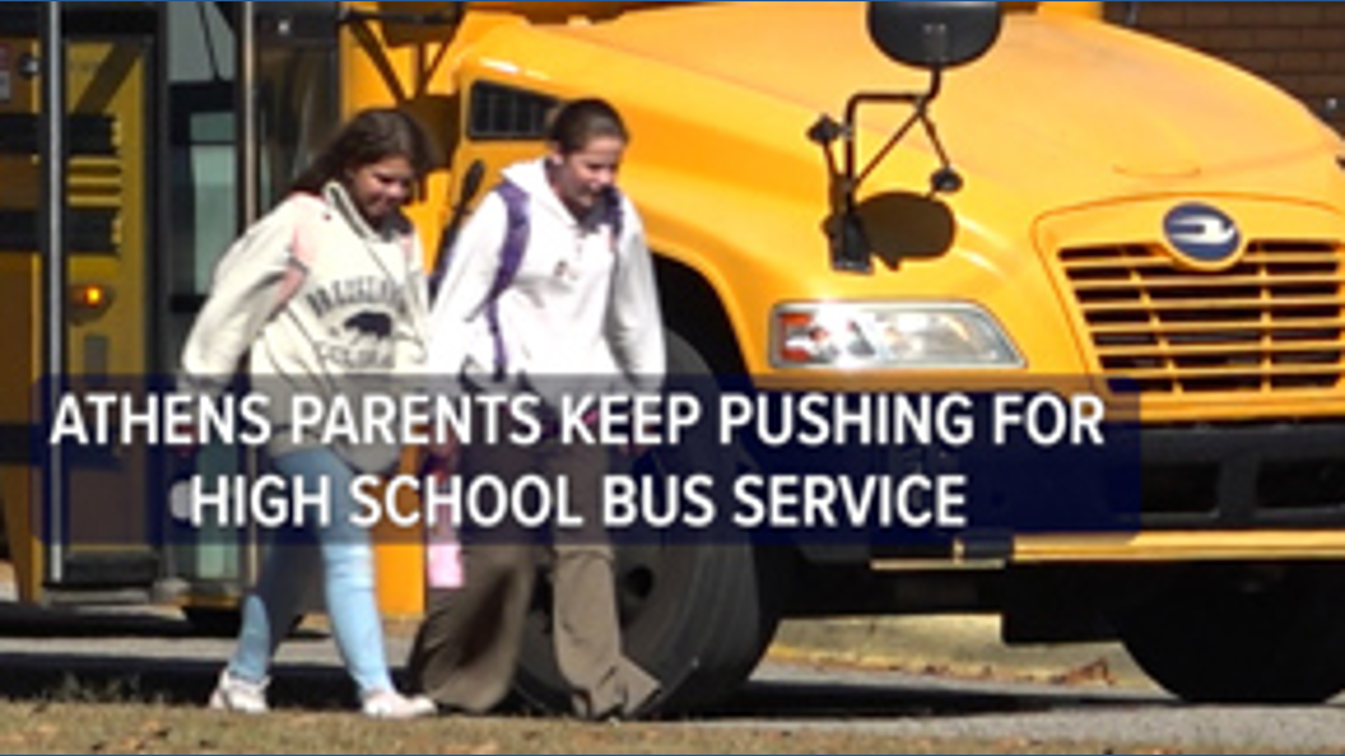 Athens parents push for high school bus service
