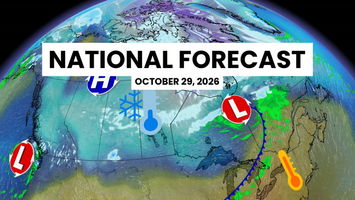 Canada's daily forecast - October 29, 2026