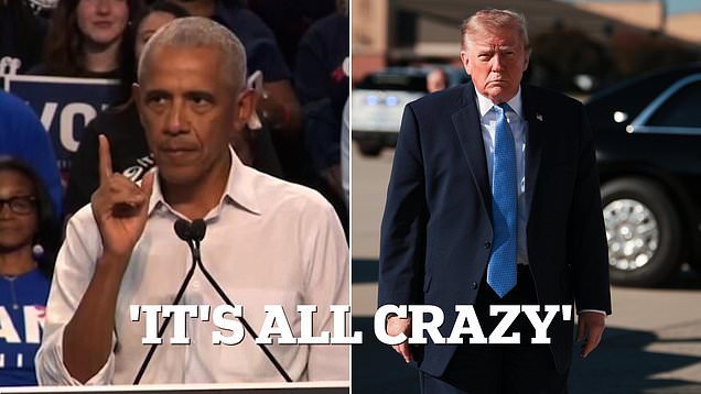 Obama jokes about President Trump's 'crazy' response to WH dig