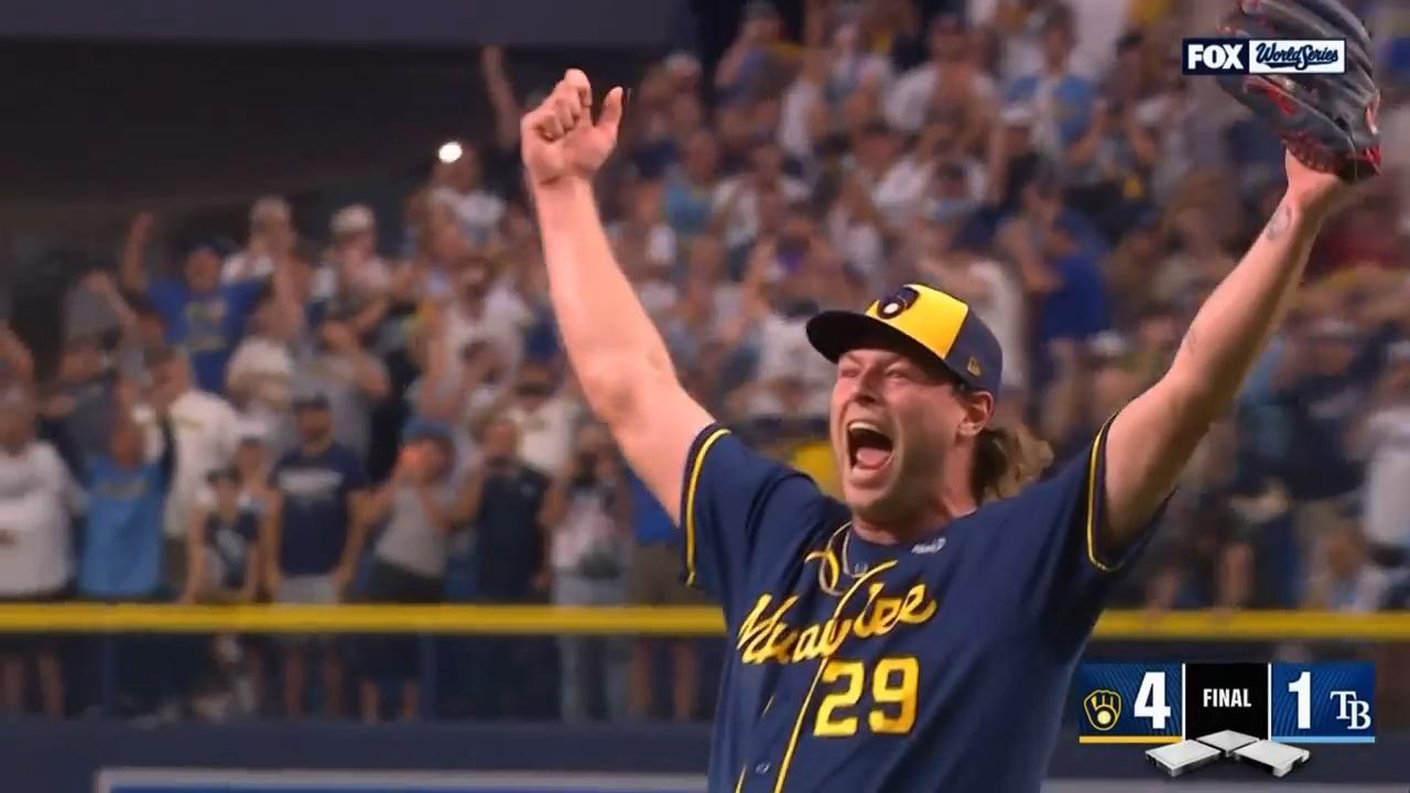 Moment: Brewers beat the Rays 4-1 in game 5 to win the first World ...