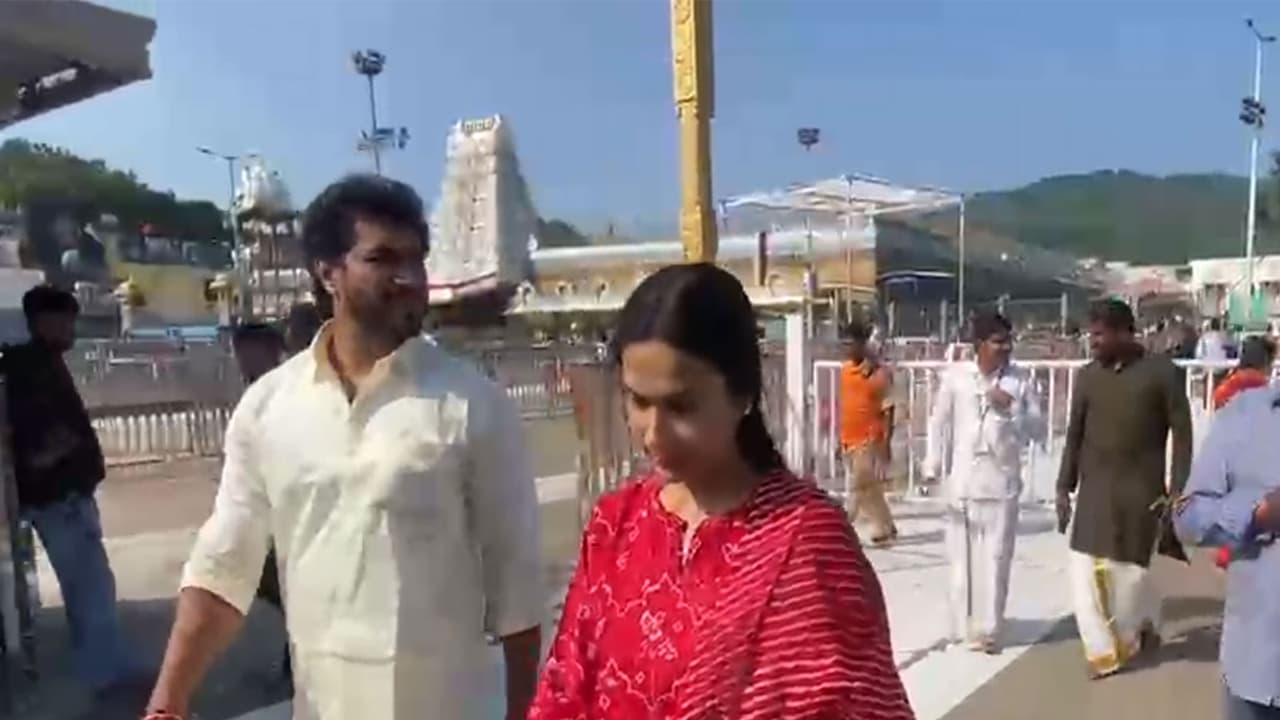 Aishwarya Rajinikanth visits Tirumala Temple amidst ISRO launch news