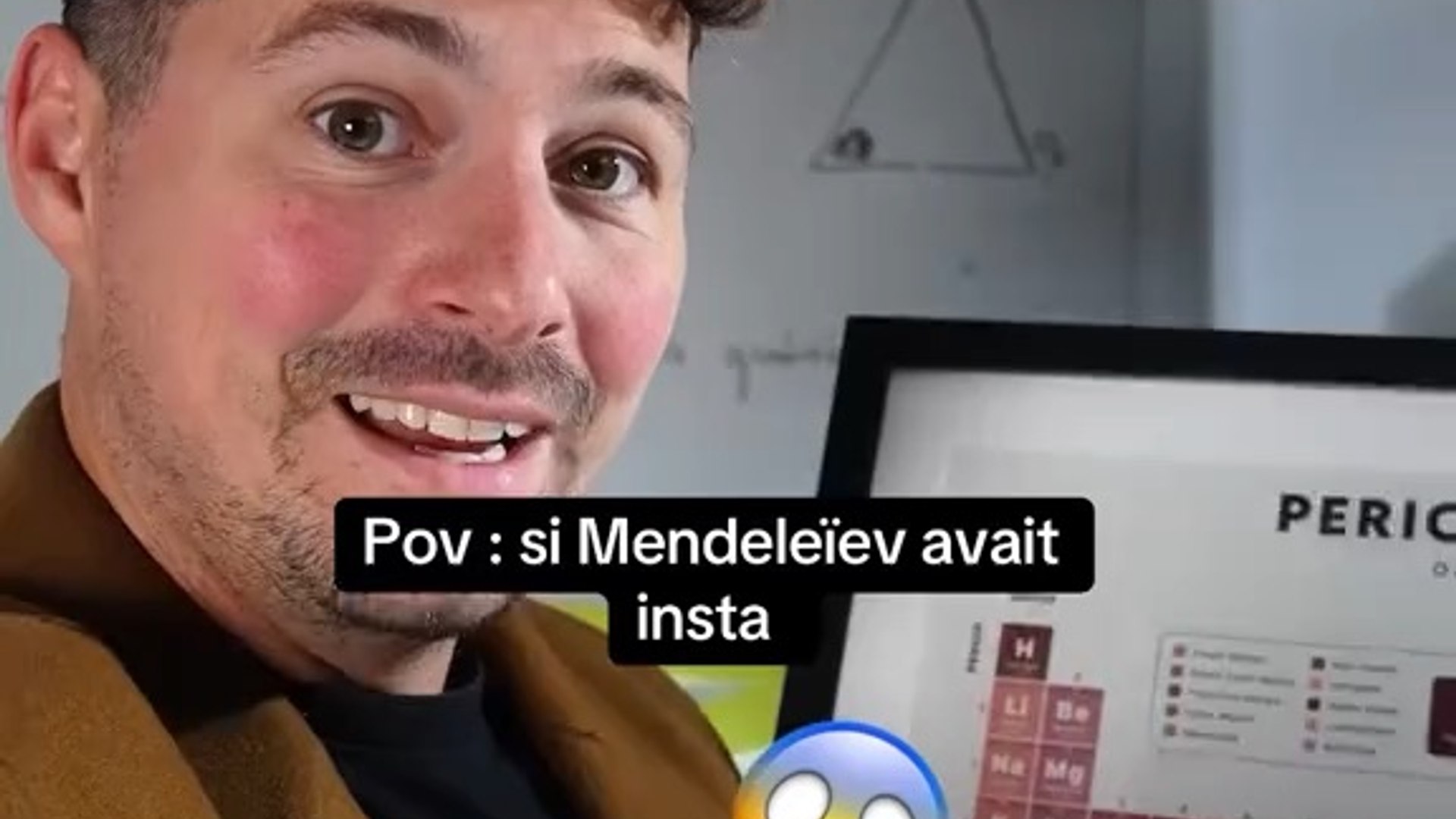 Pov : si Dmitri Mendeleïev avait insta #prof #sciences #fun