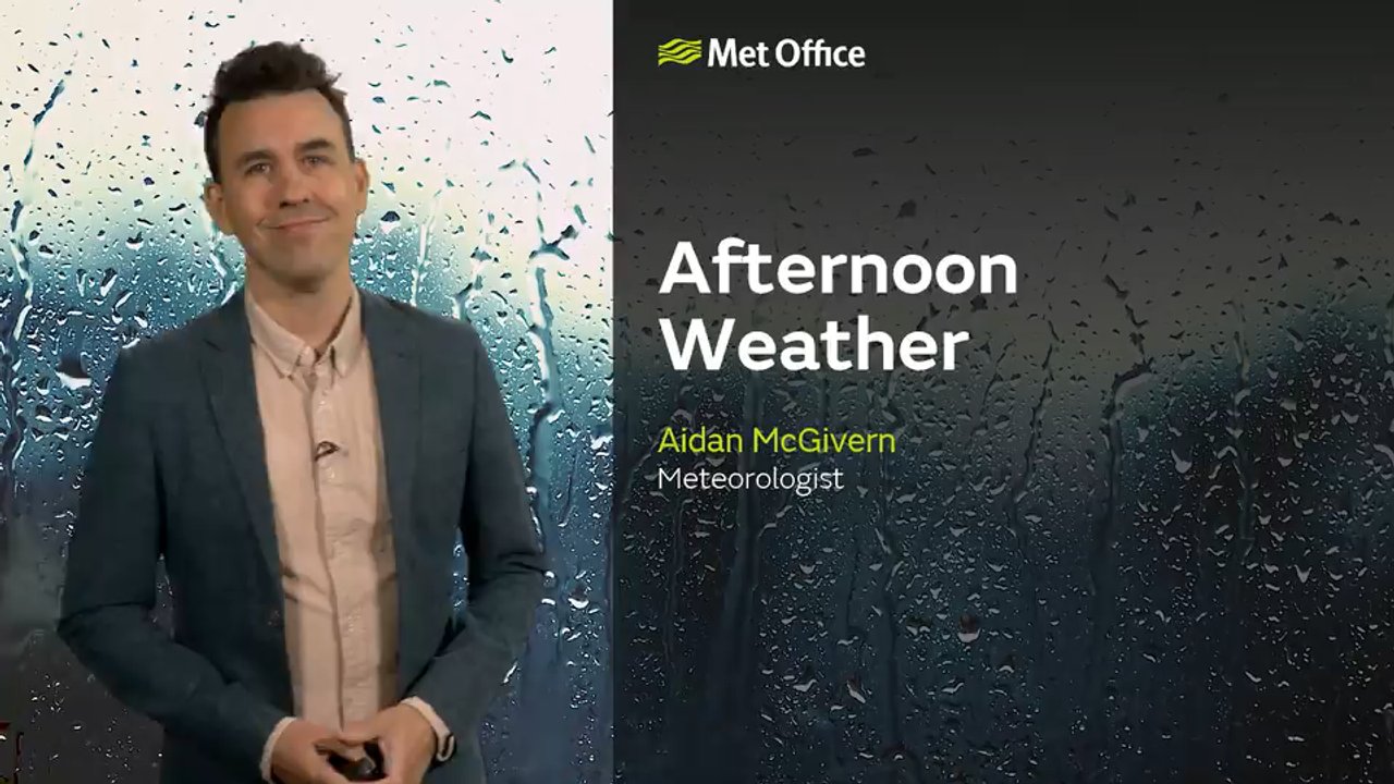 Met Office Wednesday afternoon weather forecast 02/09/26