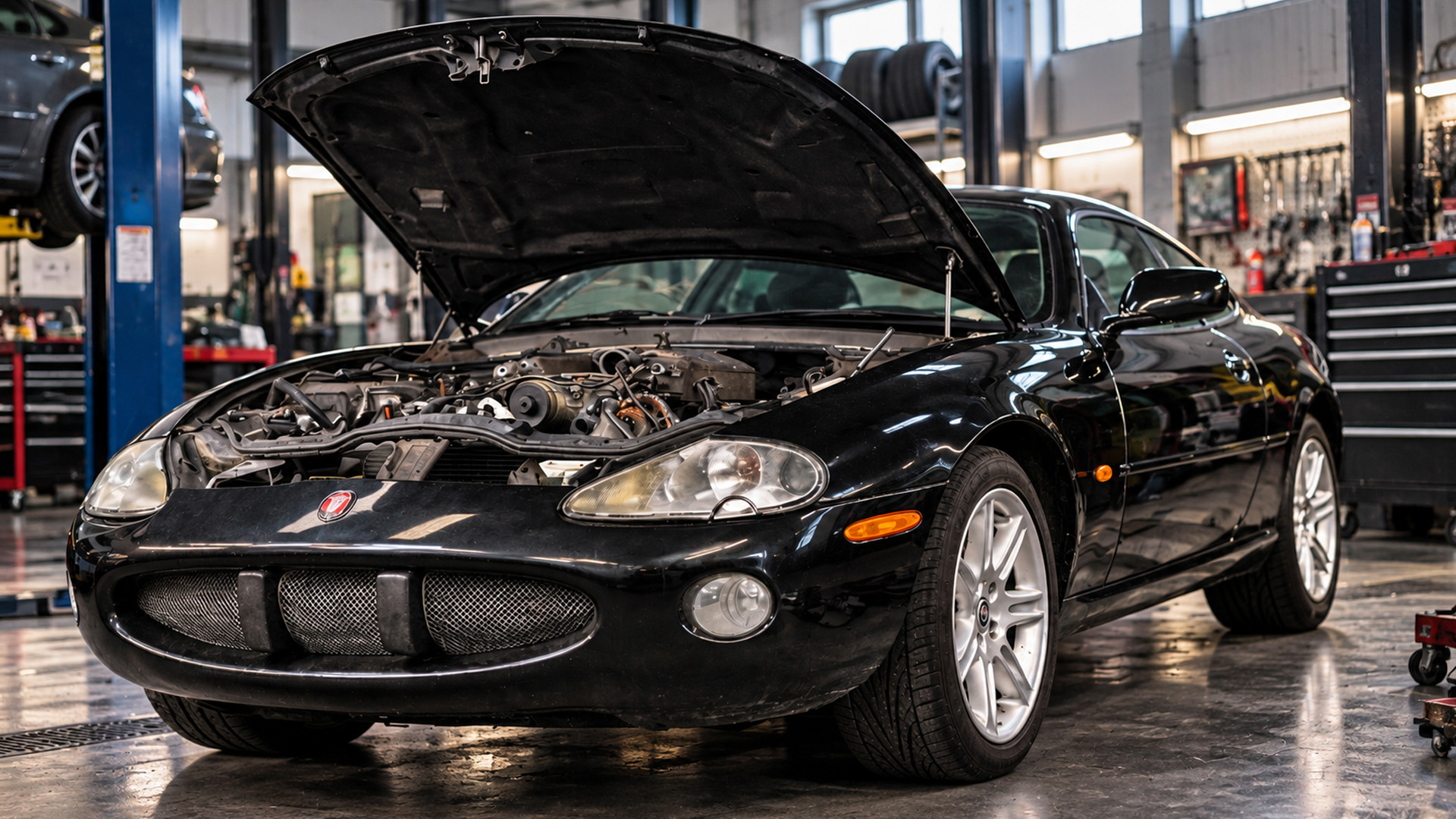 Why did this cheap supercharged Jaguar XKR catch fire?