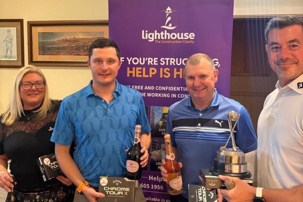 Durham charity golf day raises £7,027 for construction workers' wellbeing