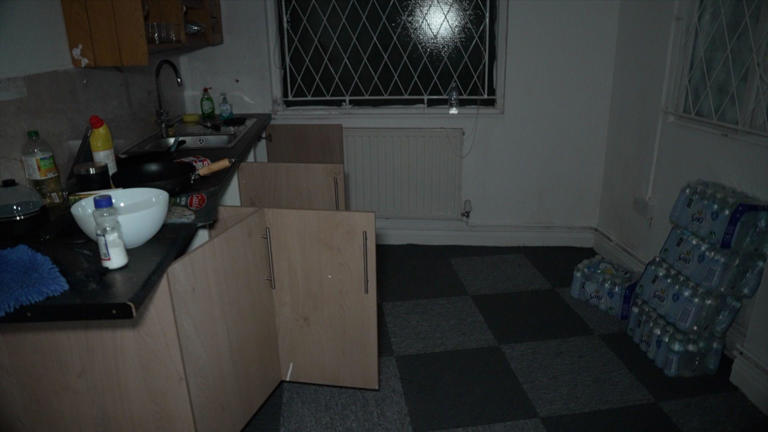 Inside the raid where dog finds hidden cigarette stash