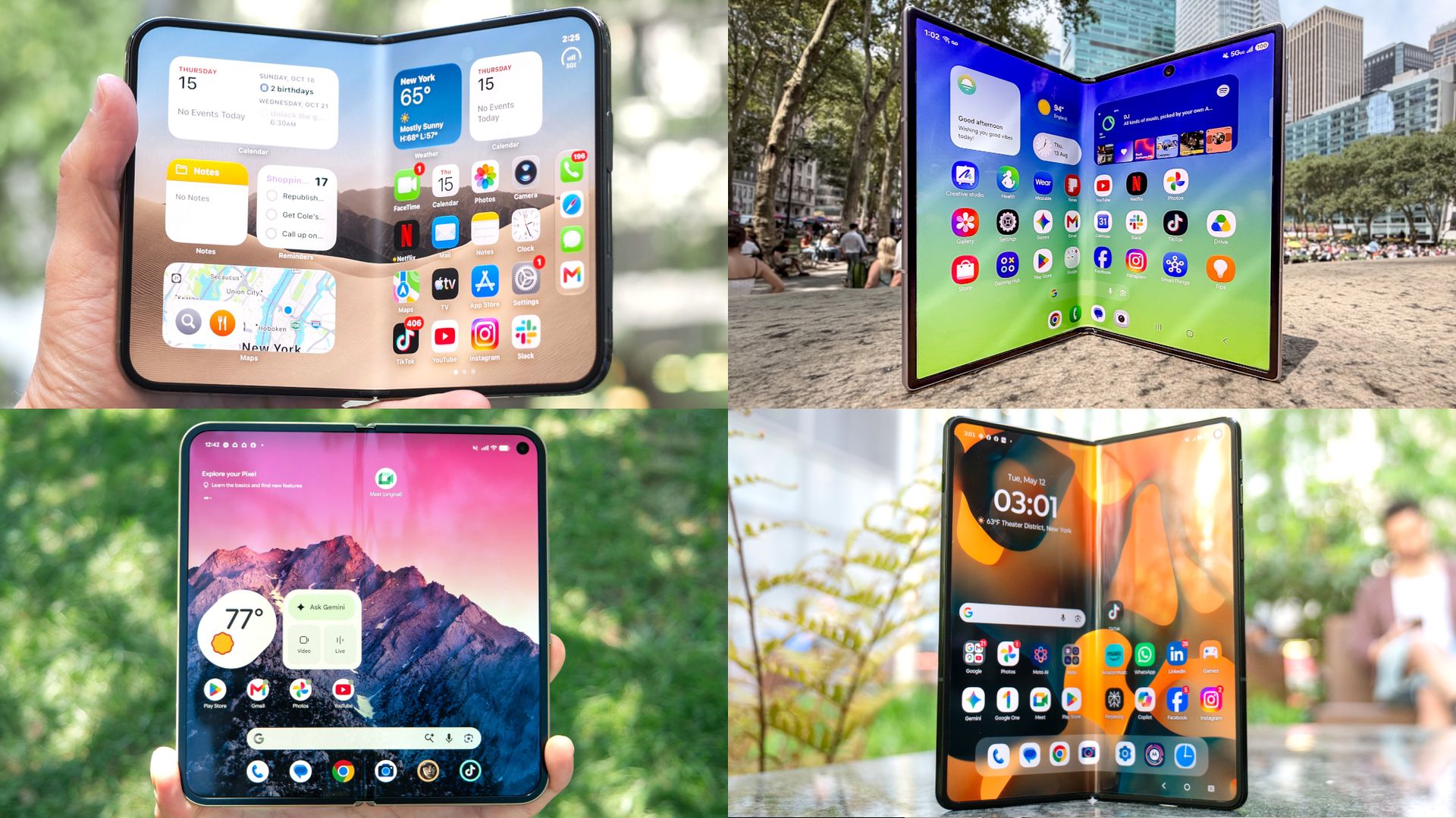 iPhone duo vs Galaxy Z Fold 8 vs Razr Fold vs Pixel 11 Pro Fold — my pick