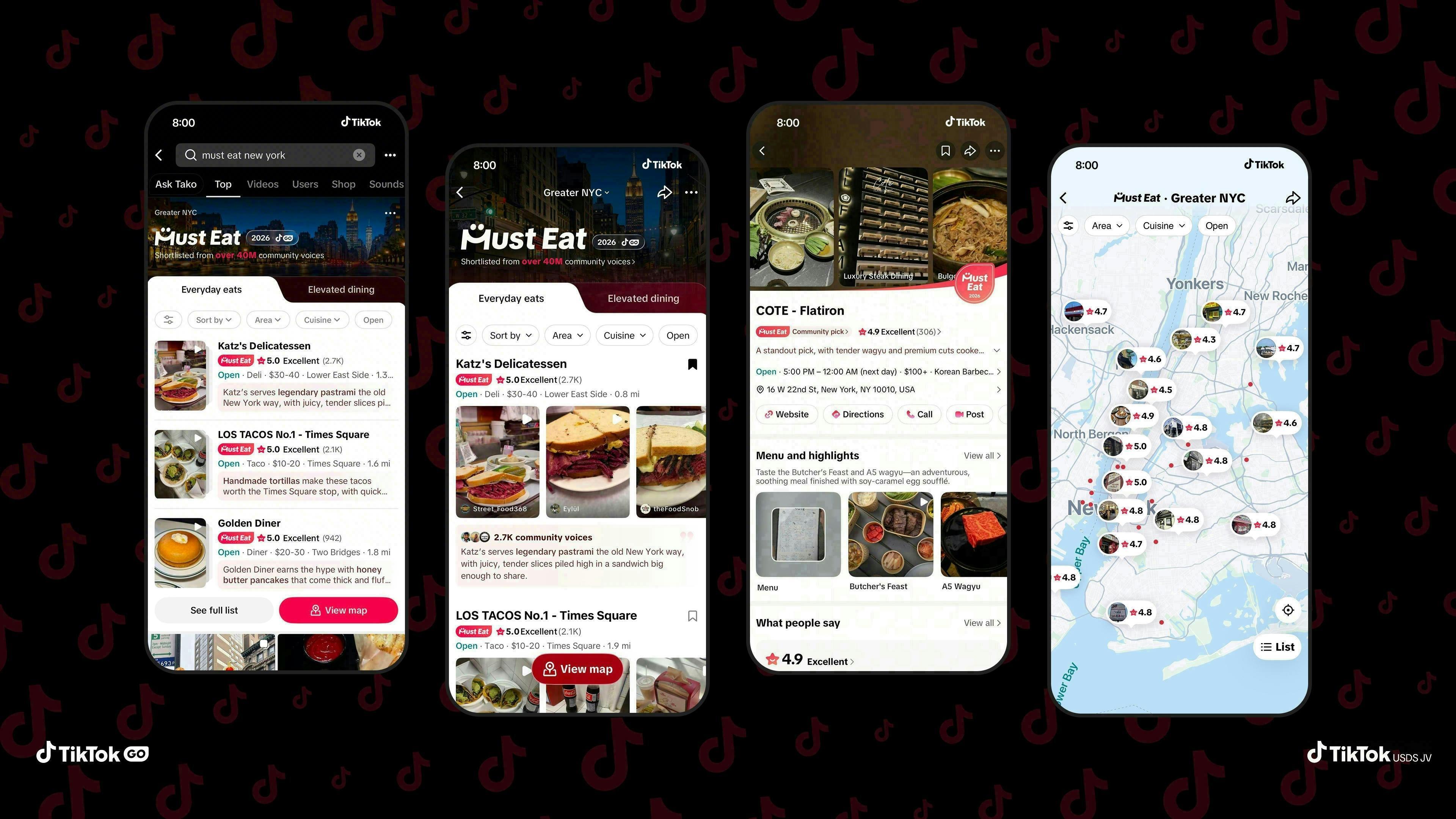 TikTok taps food creators for its new must eat restaurant guide