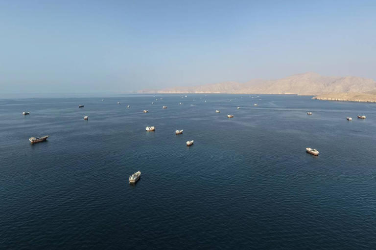 Ship on fire in Strait of Hormuz — maritime agency