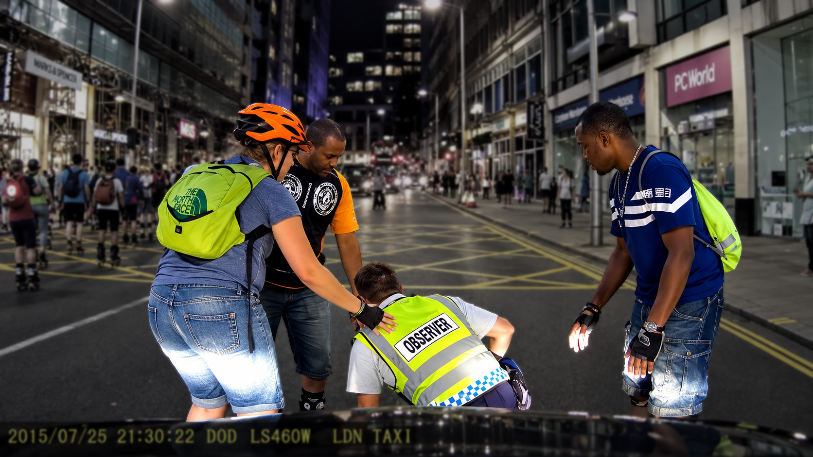 Schokkend incident met voetganger vastgelegd op camera