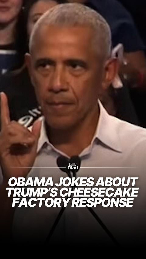 Obama jokes about President Trump's 'crazy' response to WH dig