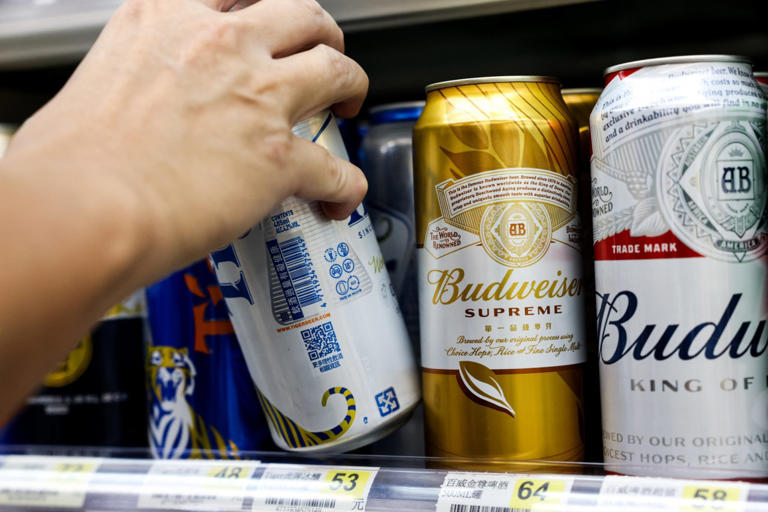 Budweiser brewer AB InBev’s alternative drinks help steady slide in ...