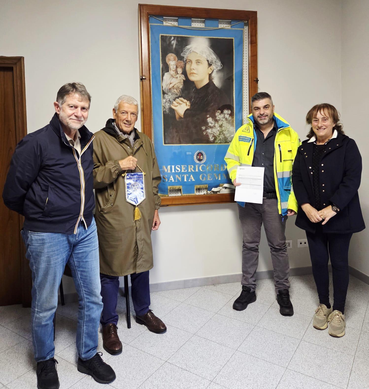 Il Rotary Club di Montecarlo–Piana aiuta l’Oasi Santa Gemma