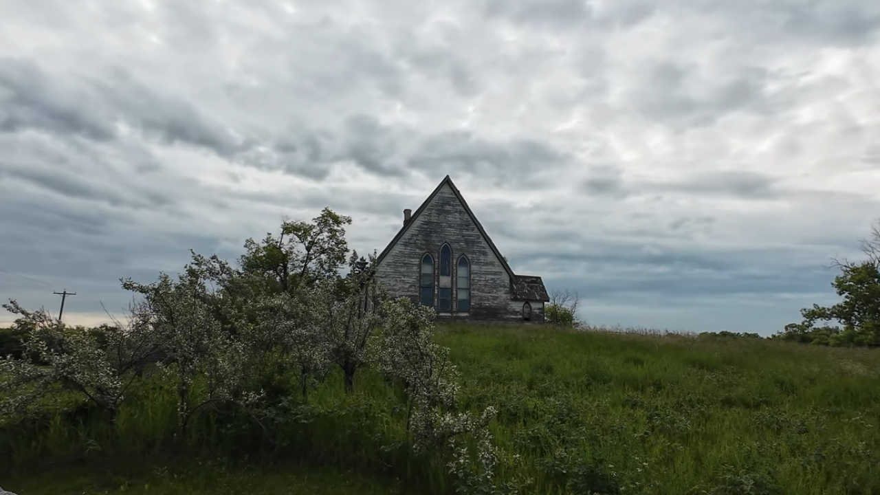 Abandoned St. Stephen’s Anglican Church in Solsgirth