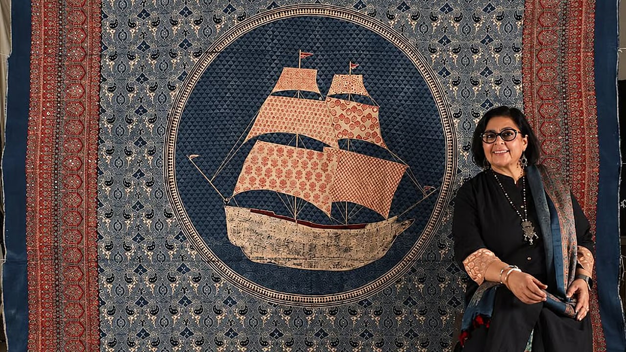Shelly Jyoti latest exhibition explores Indigo, migration, and textile art