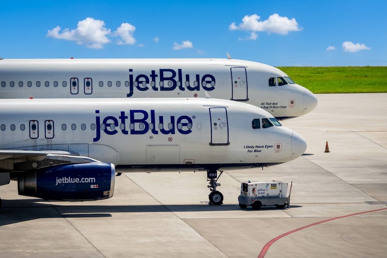 JetBlue quietly adds unusual 'Donald J Trump' name to airport flight signs