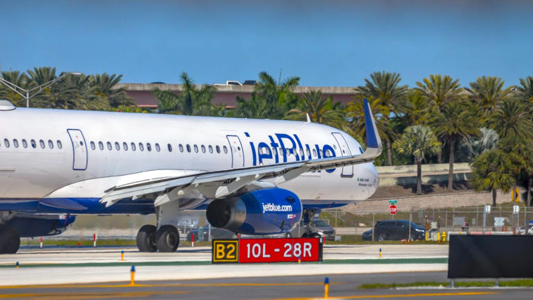JetBlue quietly adds unusual 'Donald J Trump' name to airport flight signs