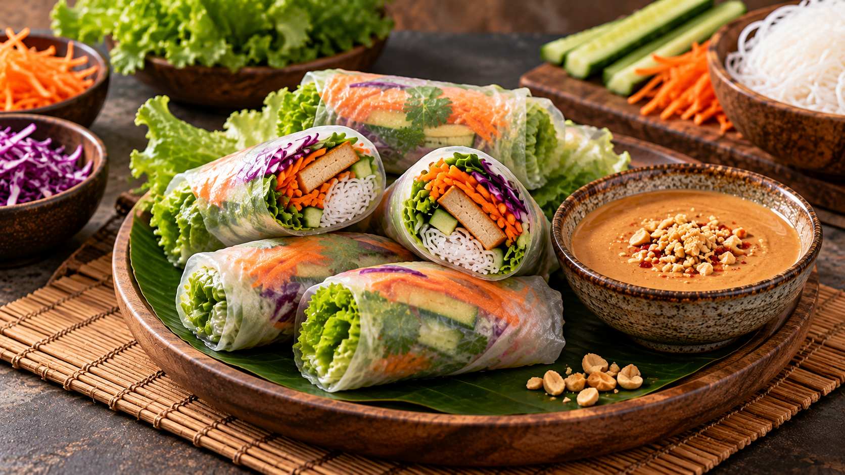 Love fresh Asian food? Try these easy Vietnamese vegan spring rolls at home