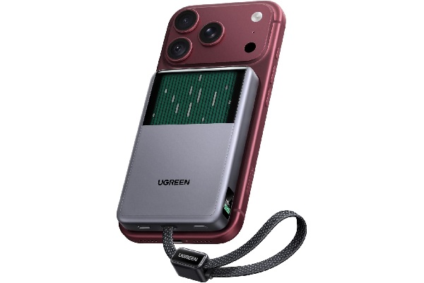 モバイルバッテリーが液冷デビュー? 冷却液が流れるUGREEN「Magflow」が25％オフ