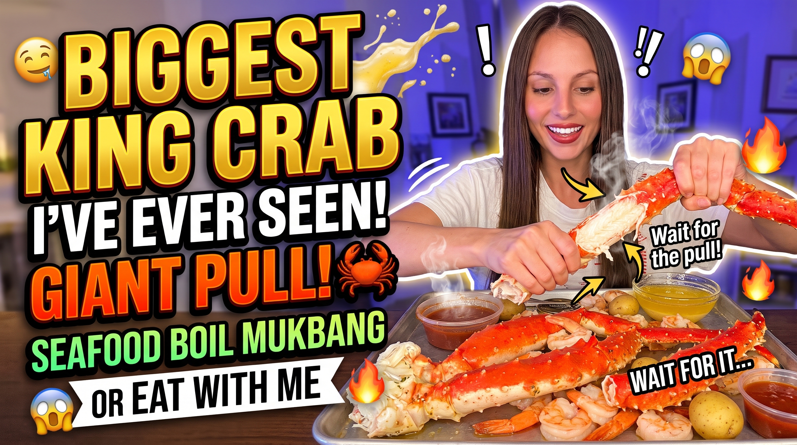 Biggest king crab I’ve seen in my life. Wait for the pull 🦀🦀# ...